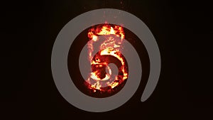 Burning Number 5. Fire Number