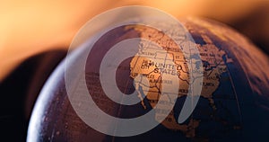 Planet Earth warming up concept