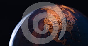 Planet Earth warming up concept