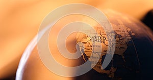 Planet Earth warming up concept