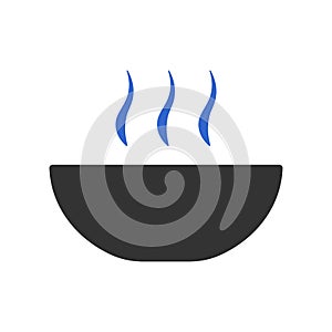 Burning stove icon design