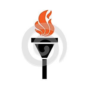 burning torch icon