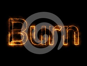 Burning wire of Burn