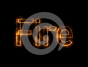 Burning wire of Fire