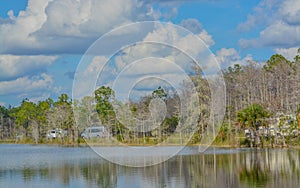 Burns Lake Campground in Ochopee, Collier County, Florida photo