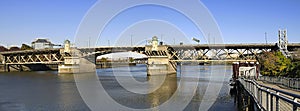 Burnside Bridge Willamette River Portland Oregon