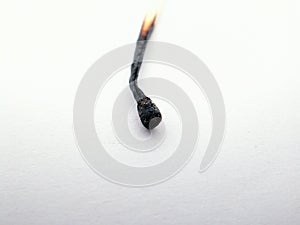 Burnt matches
