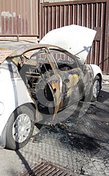 Burnt Out Car