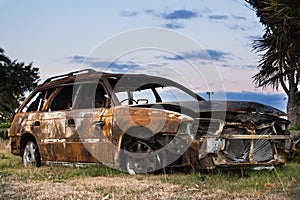 Burnt Out Car