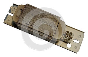 burnt out electromagnetic choke for fluorescent lamps