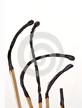 Burnt-out matches