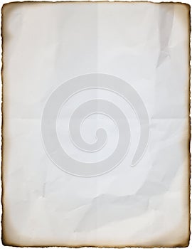 Burnt paper