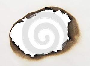 Burnt Paper Hole