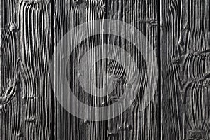 Burnt wooden board texture. Sho Sugi Ban Yakisugi is a traditional Japanese method of wood preservation photo