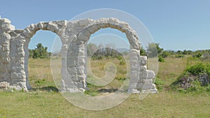 Burnum Roman remains near, Oklaj, Croatia