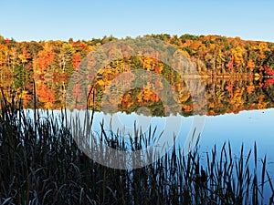 Burr pond state park early autumn lake views