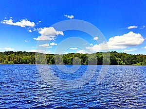 Burr Pond state park summer view