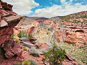 Burr Trail Road in Boulder, Utah