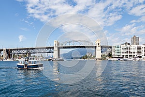 Burrard Bridge Over False Creek in Vancouver