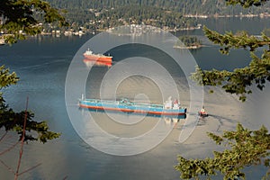 Burrard Inlet Oil Tankers, Vancouver