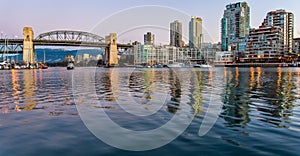 Burrard Street Bridge From Granville Island