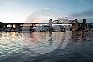 The Burrard Street Bridge Of Vancouver