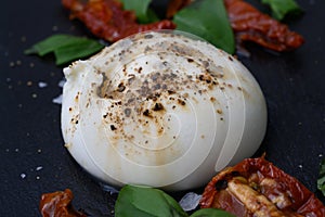 Burrata Italian Cheese from Puglia, Italy