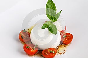 Burrata salad with tomato