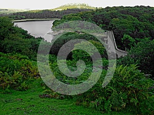 Burrator dam . DartmoorNationalPark. Devon uk