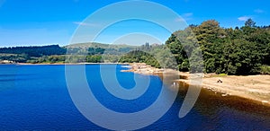 Burrator reservoir Dartmoor Devon uk