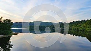 Burrator Reservoir. Dartmoor Devon uk