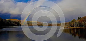 burrator reservoir rainbow