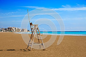 Burriana beach in Castellon of Spain photo