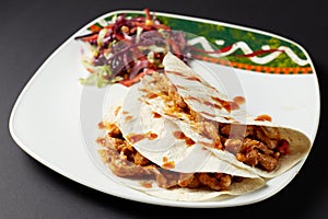 Burrito. Mexican food. Mexican cuisine.