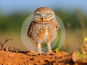 burrowing owl in