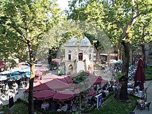 Koza Han silk market in Bursa City, Turkey.