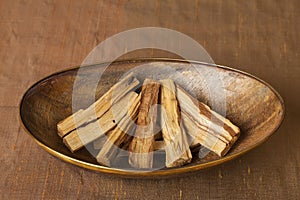 Bursera graveolens, known in Spanish as Palo Santo `holy wood` photo