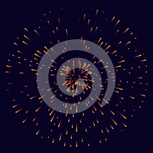 Bursting firworks vector background design
