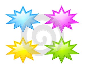 Bursting star icon