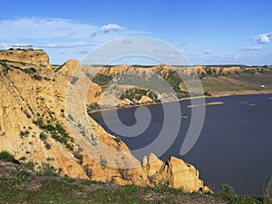 The Burujon Canyon at sunset