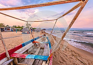 Burundi Bujumbura lake Tanganyika sunset