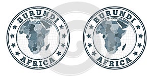 Burundi round logos..