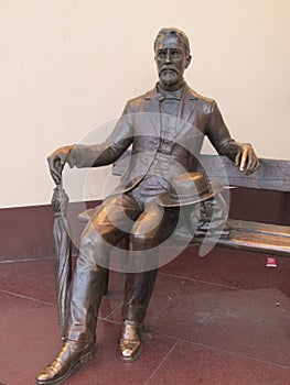 Buryatia, the monument to A. P. Chekhov in Ulan-Ude.