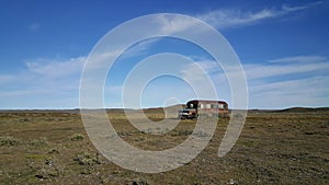 The Bus - Big island of Land of Fire - No man`s land far from civilization photo