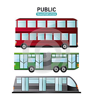 Bus cable car and railways vehicle design