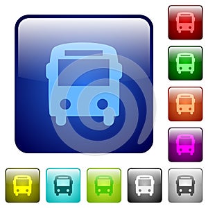 Bus color square buttons