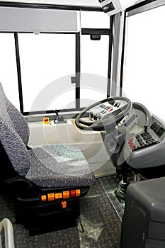 Bus driver seat