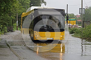 Bus in Floods