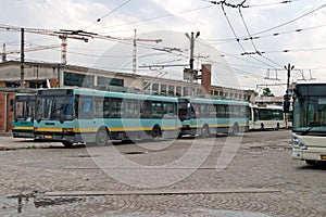 Bus and trolleybus garage