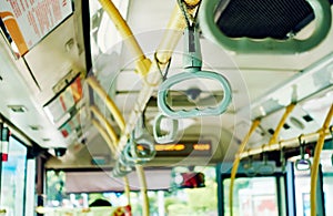 bus handle interior